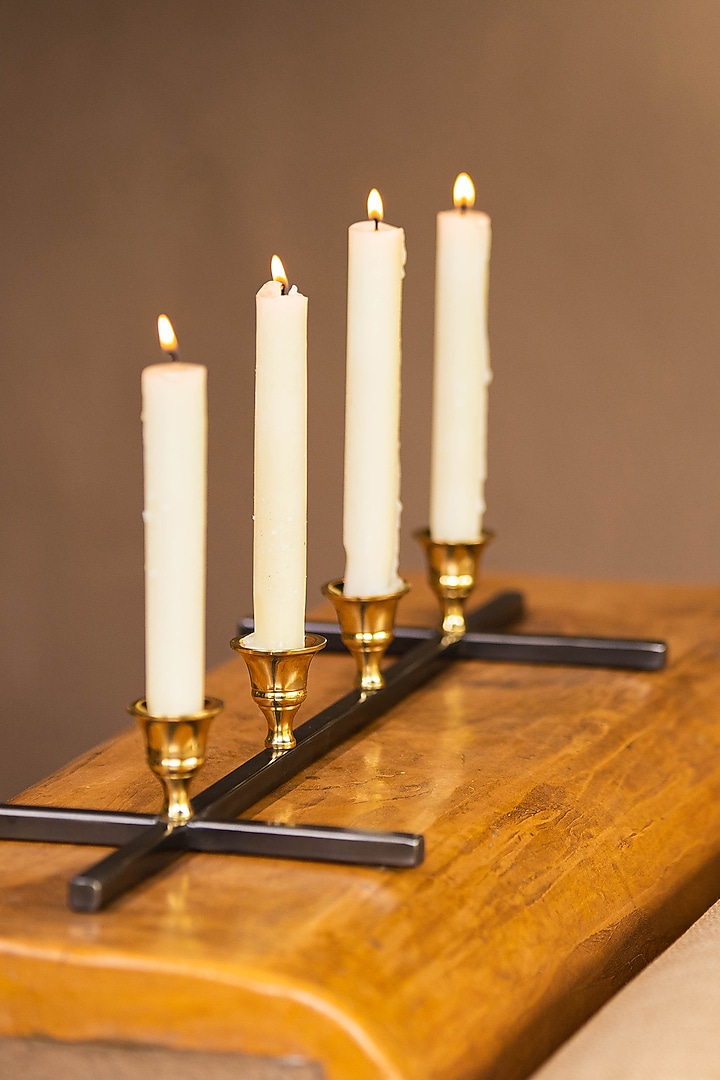 Grey Multi-Stick Candle Holder by SG Home at Pernia's Pop Up Shop