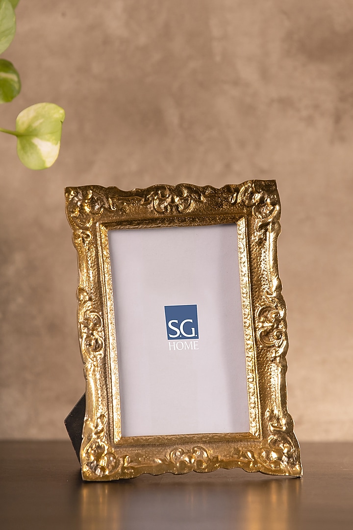 Gold Metal Photoframes (Set of 2) by SG Home at Pernia's Pop Up Shop