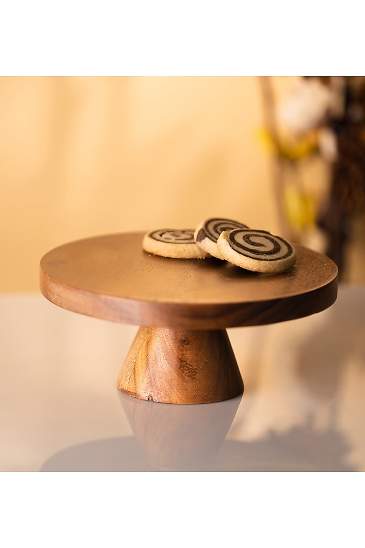 Brown Metal Dessert Stands (Set of 2) by SG Home at Pernia's Pop Up Shop