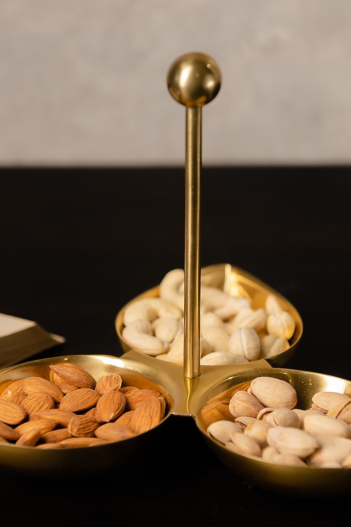 Golden Festive Platters (Set of 2) by SG Home at Pernia's Pop Up Shop