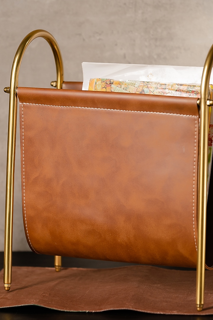 Brown Library Magazine Holder by SG Home at Pernia's Pop Up Shop