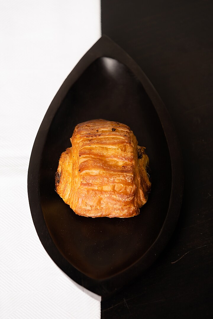 Brown Flora Wooden Platter (Set of 2) by SG Home at Pernia's Pop Up Shop