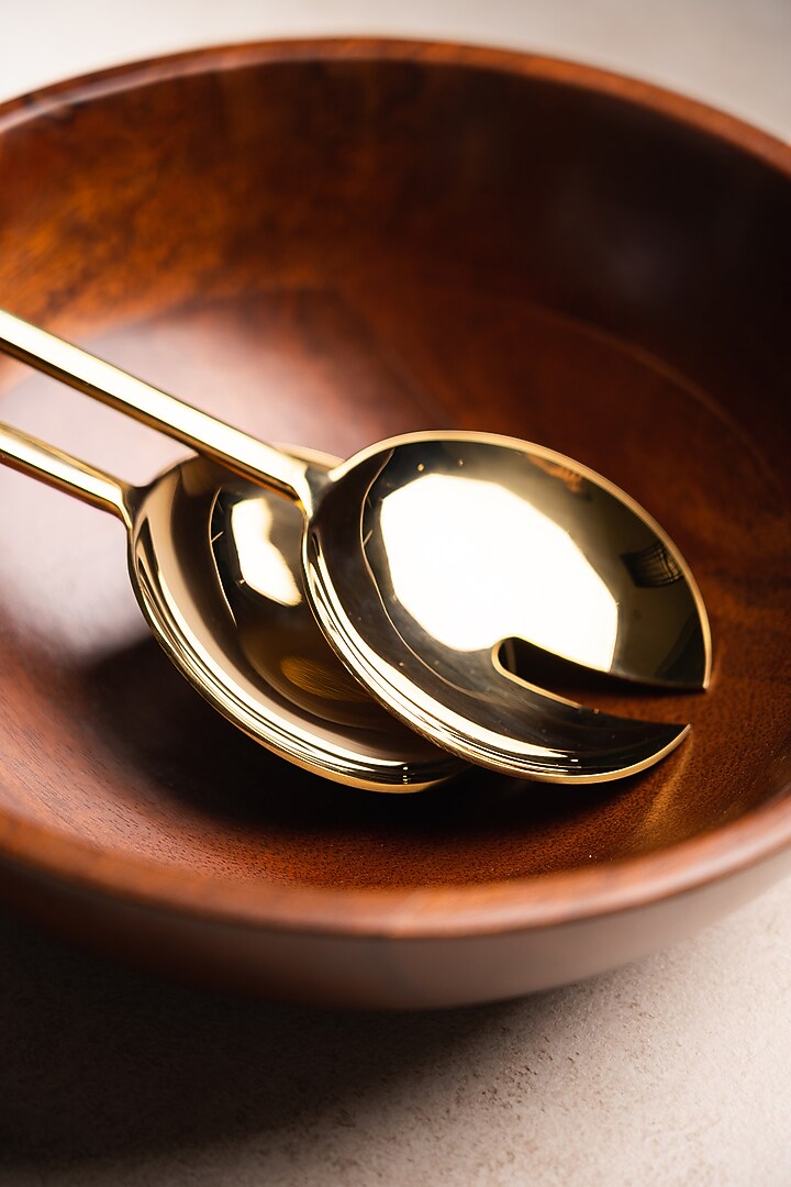 Golden Metal Handcrafted Cutlery Set by SG Home at Pernia's Pop Up Shop