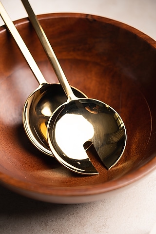 Golden Metal Handcrafted Cutlery Set by SG Home