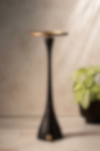 Black & Gold Metal Side Table by SG Home at Pernia's Pop Up Shop