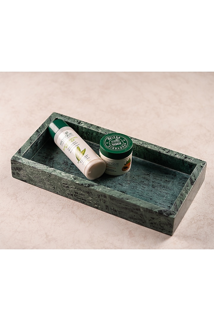 Green Deva Marble Tray by SG Home
