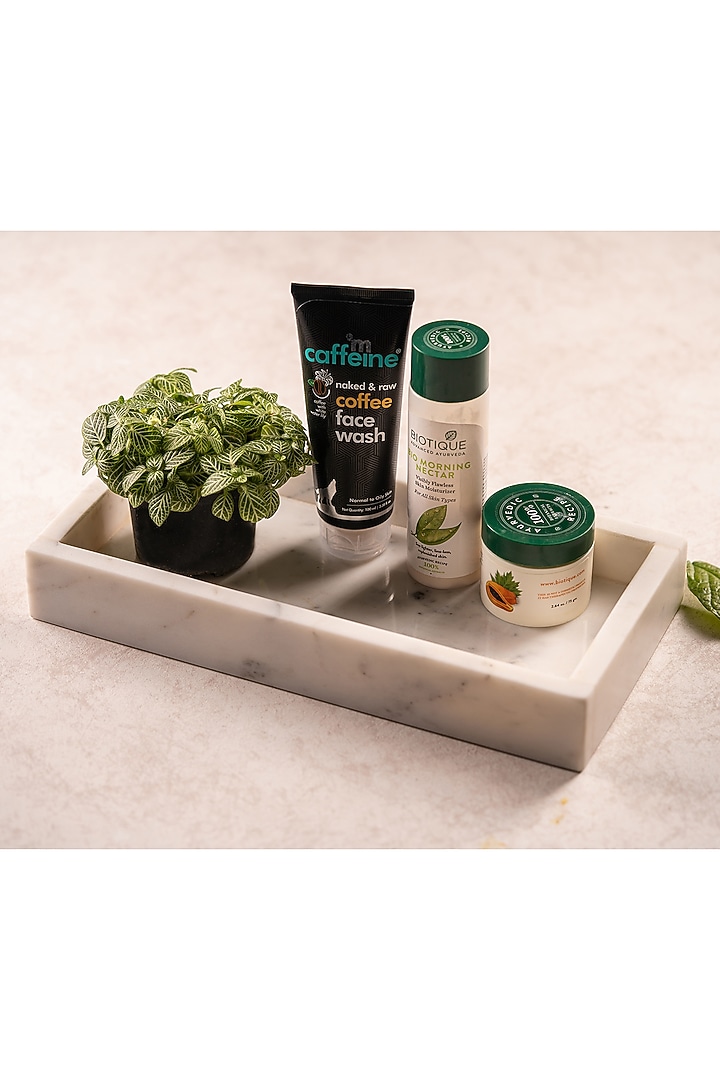 White Deva Marble Tray by SG Home at Pernia's Pop Up Shop