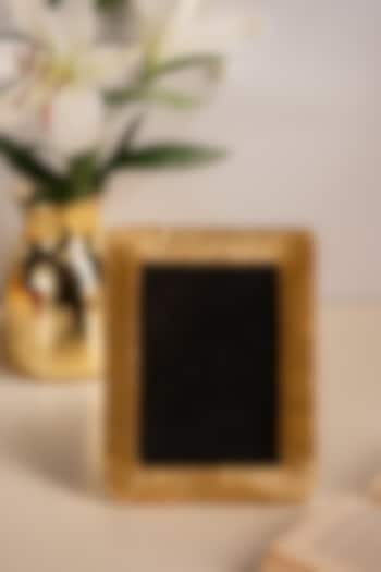 Golden Metal & Glass Fluted Frame by SG Home at Pernia's Pop Up Shop