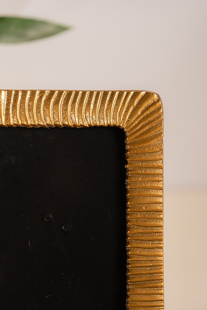 Golden Metal & Glass Fluted Frame by SG Home at Pernia's Pop Up Shop 2026