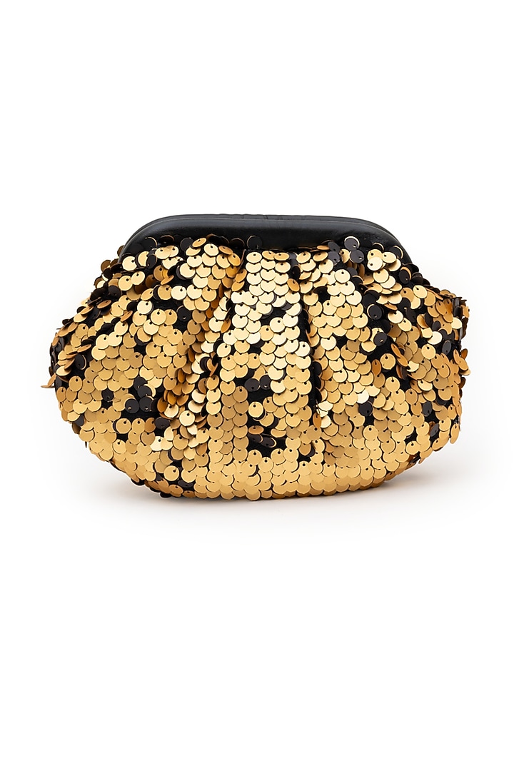Gold Sequins Clutch by SG BY SONIA GULRAJANI at Pernia's Pop Up Shop