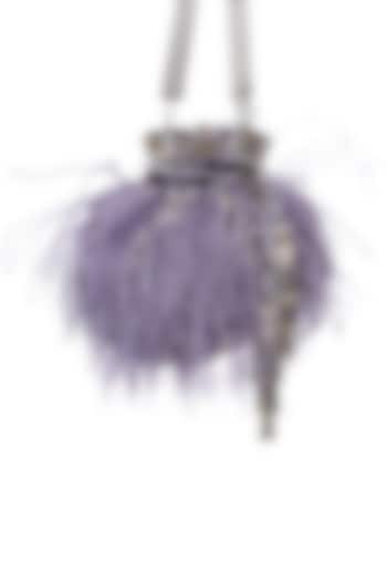 Lilac Embellished Potli by SG BY SONIA GULRAJANI at Pernia's Pop Up Shop