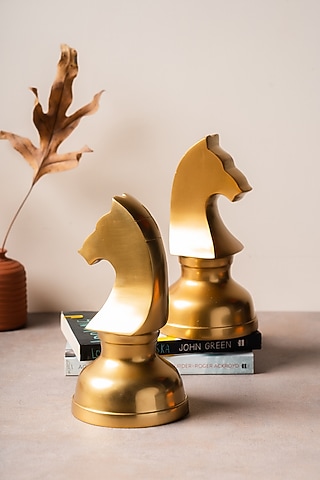 Golden Metal Showpiece by SG Home