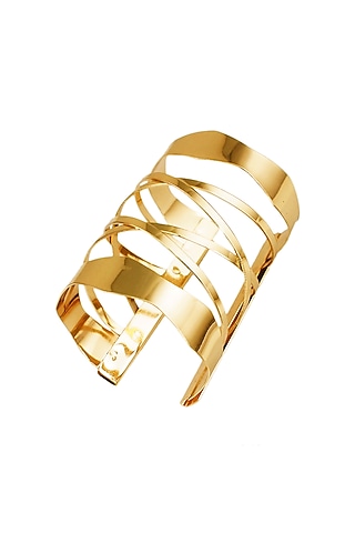 Gold Plated Cuff by SHAE