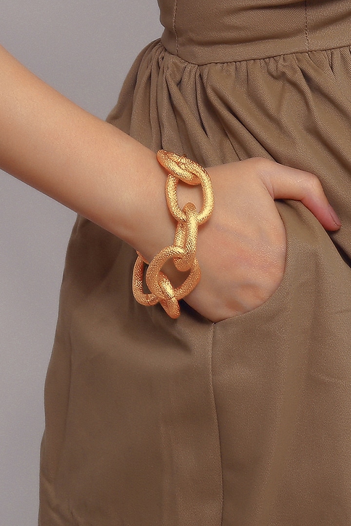 Gold Plated Bracelet by SHAE at Pernia's Pop Up Shop
