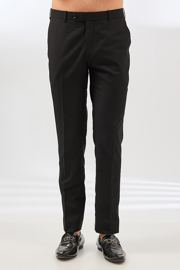 Black Suiting Tuxedo Set by SAHIL ANEJA at Pernia's Pop Up Shop