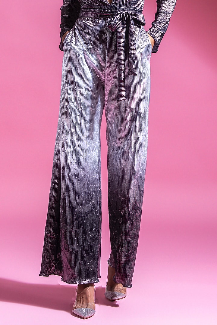 Metallic Ombre Polyester Jumpsuit by Shaalate at Pernia's Pop Up Shop