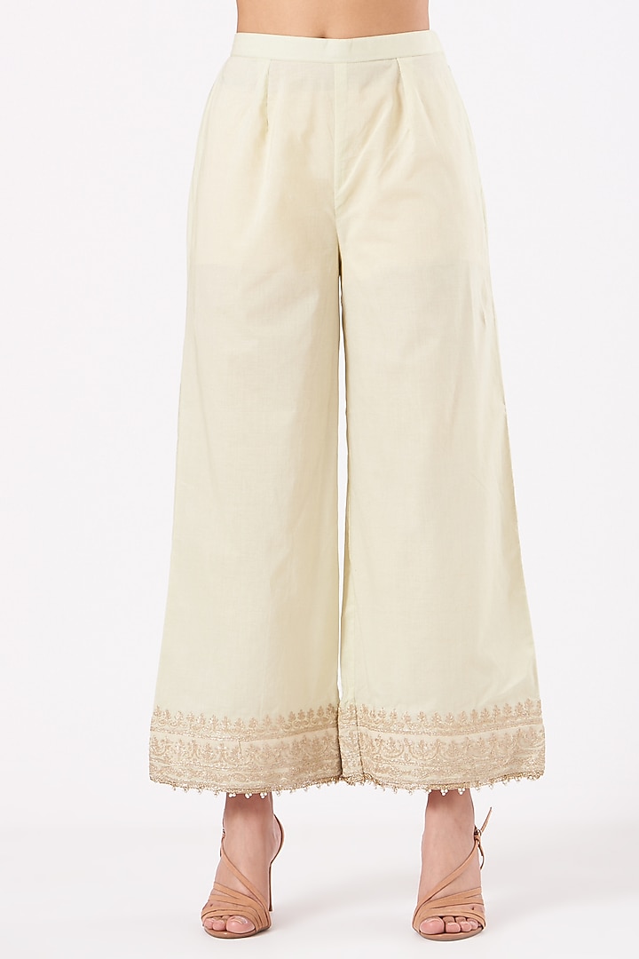 Mint Embroidered Long Kurta Set by Sheetal Batra at Pernia's Pop Up Shop