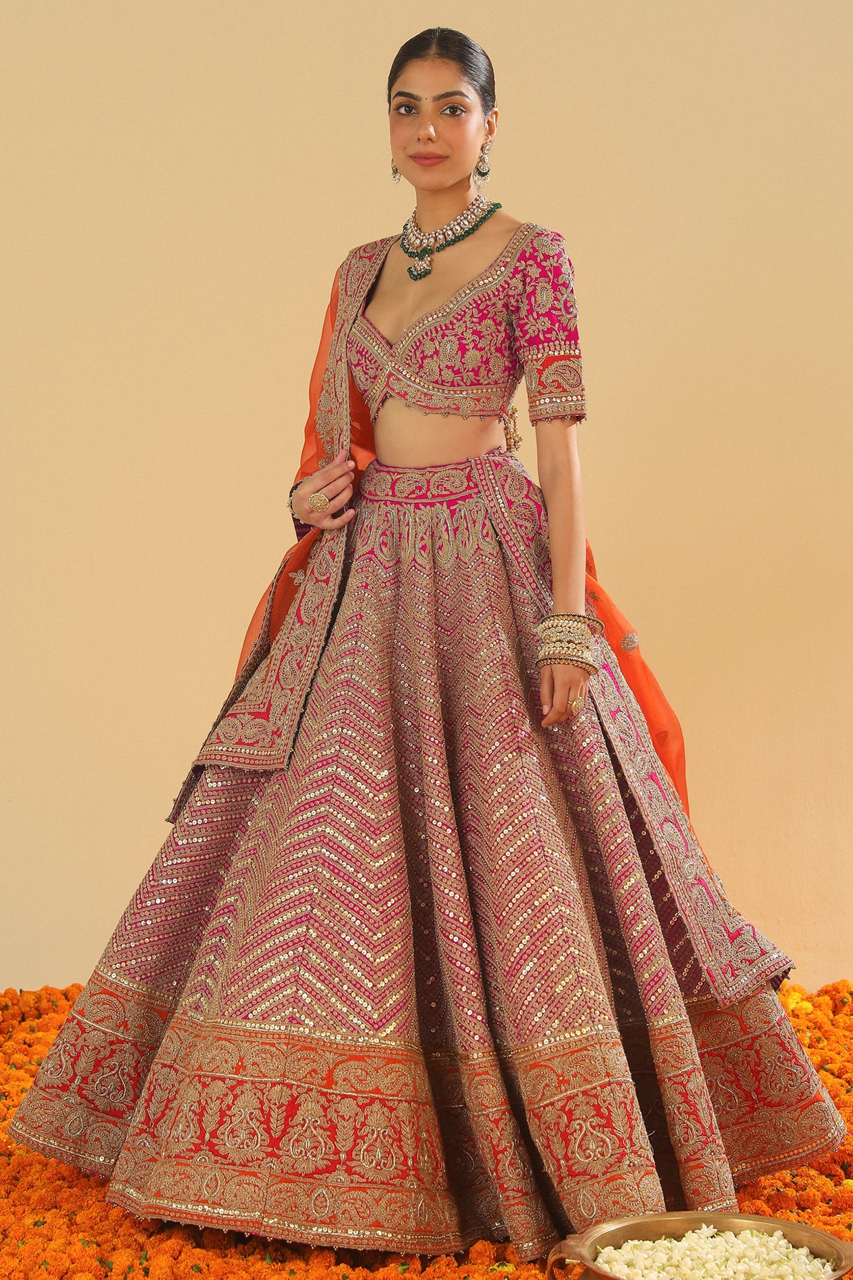 Pattu lehenga choli online shopping hotsell