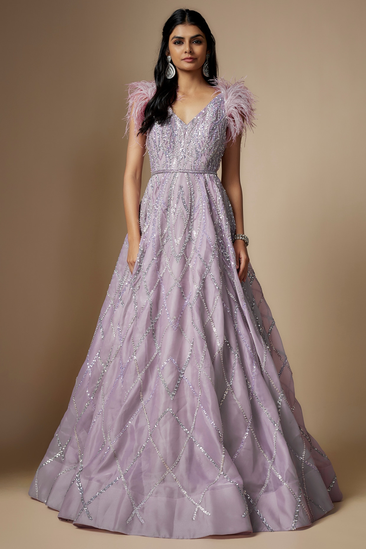 Purple Satin Dress – Blini Fashion House