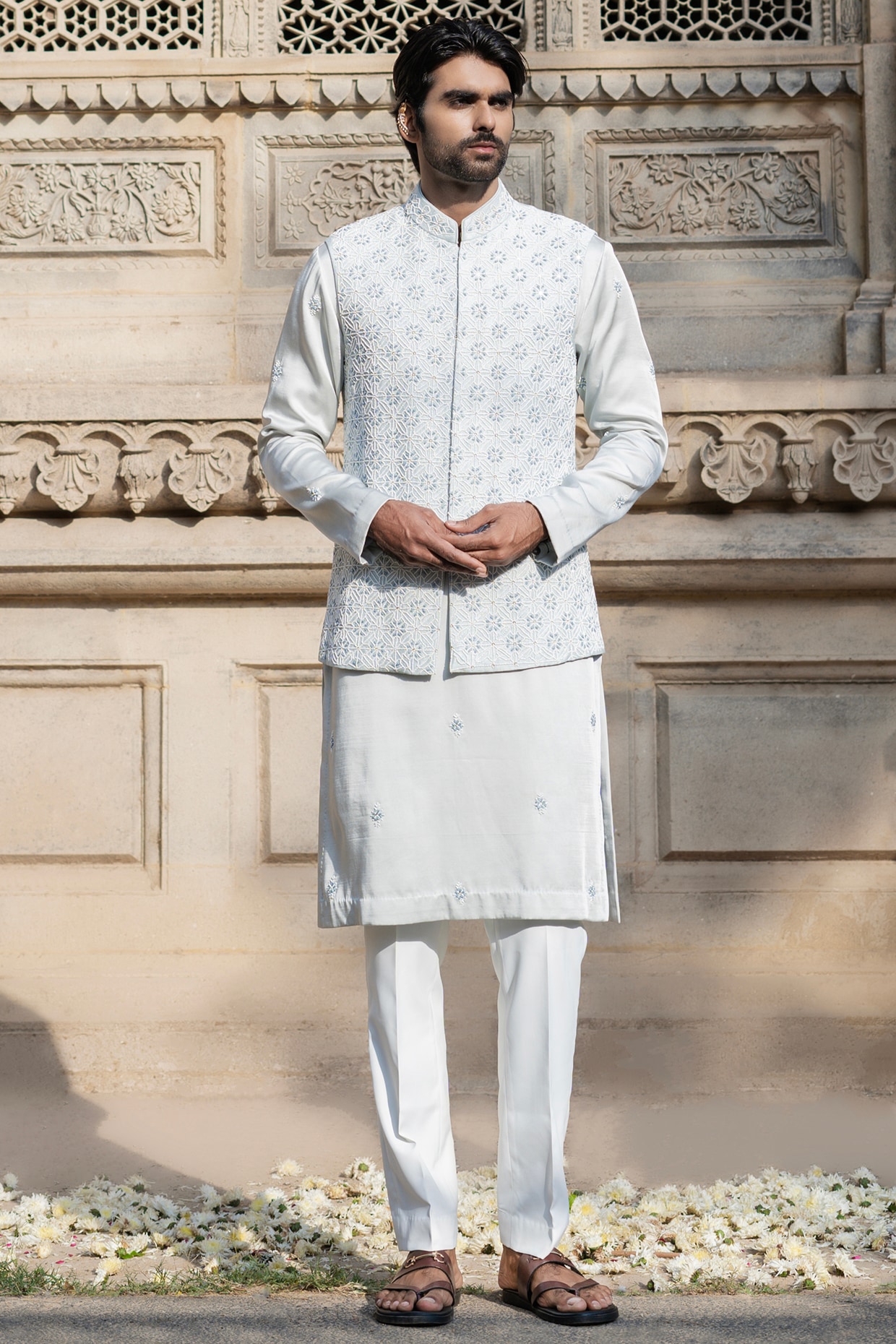 Buy Waistcoat for men Online from Indian Designers 2025