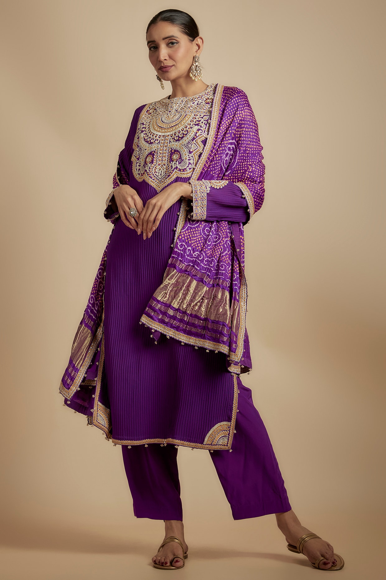 Light purple punjabi on sale suit