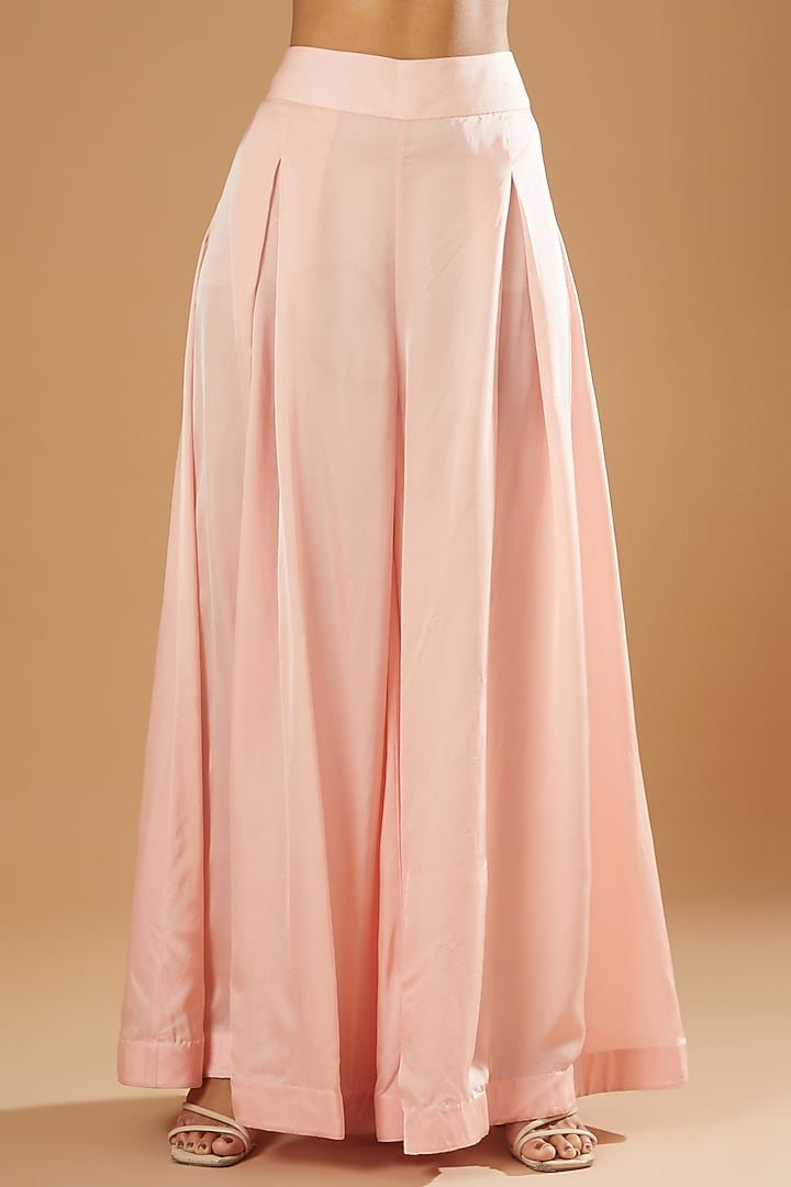 Pink Embroidered Jacket Set by Shantanu Goenka at Pernia's Pop Up Shop