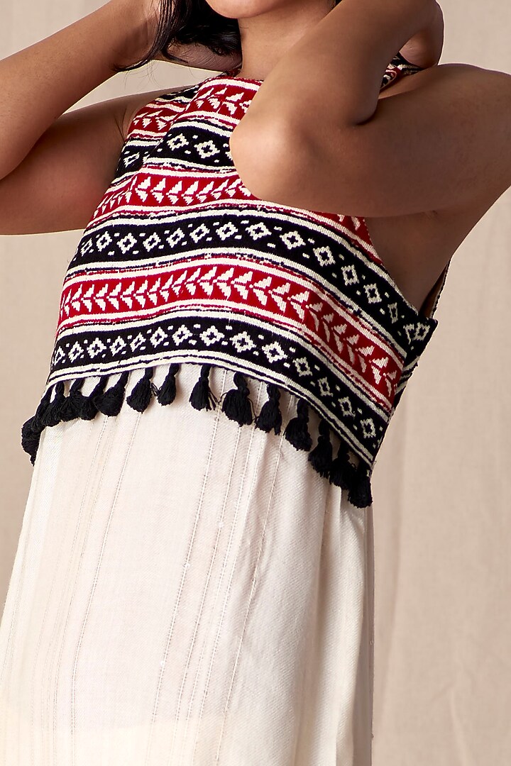 sachin and babi light blue dress Creme Golden Embroidered Pant Suit - Vasu Sarees main image 1