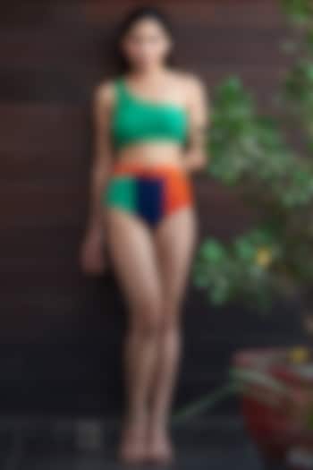 Kiwi Econyl Bikini Set by Shivika Agarwal