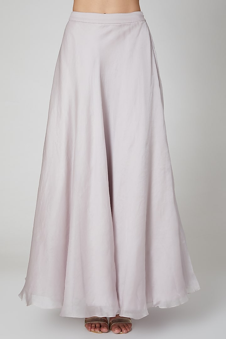 Lilac Embroidered Jacket Wedding Lehenga Set by Shivangi Jain at Pernia's Pop Up Shop