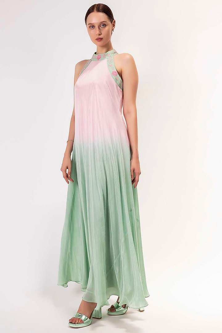 green emerald velvet dress T By Alexander Wang Silk Mini Dress – Borrowed From main image 0