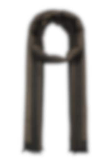 Black Woolen Shawl by Shingora Men at Pernia's Pop Up Shop