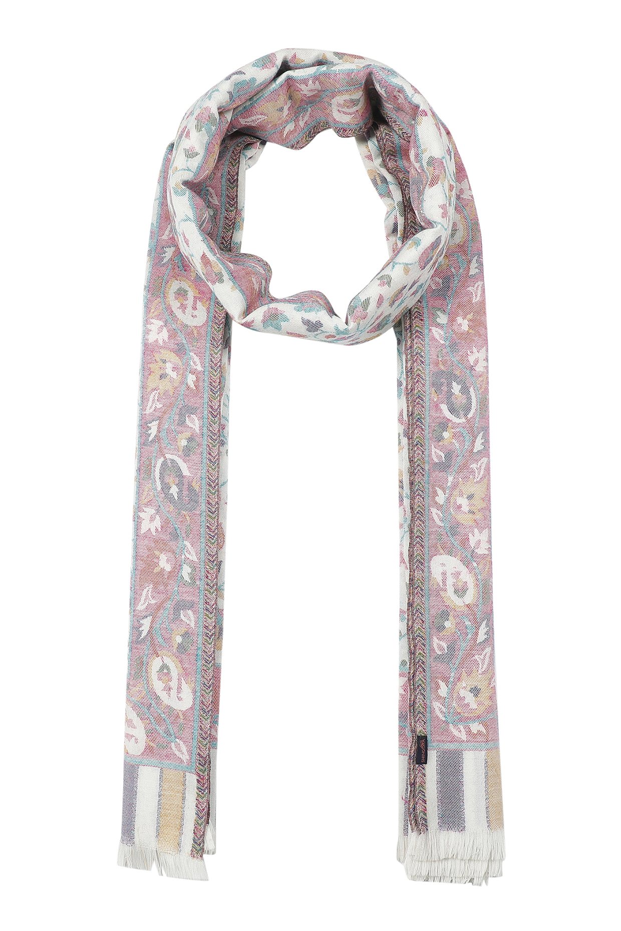 Multi-Colored Wool Lohi Shawl by Shingora Men at Pernia's Pop Up Shop