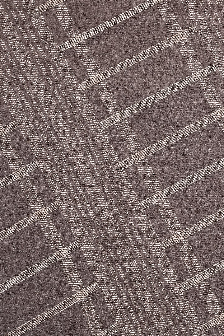 Grey Checkered Shawl by Shingora Men at Pernia's Pop Up Shop