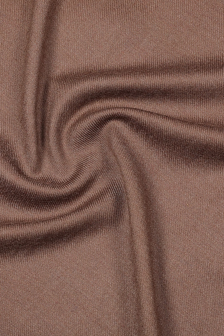 Brown Wool Shawl by Shingora Men at Pernia's Pop Up Shop