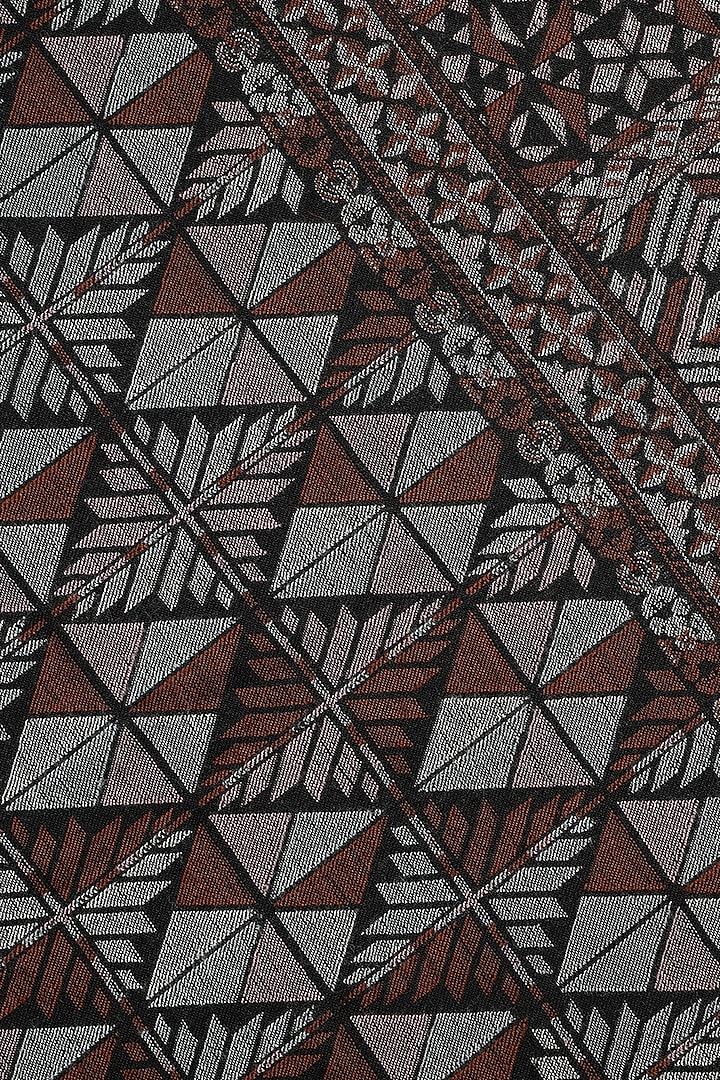Black Wool Jacquard Lohi by Shingora Men at Pernia's Pop Up Shop