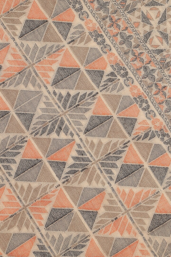Beige Wool Jacquard Lohi by Shingora Men at Pernia's Pop Up Shop