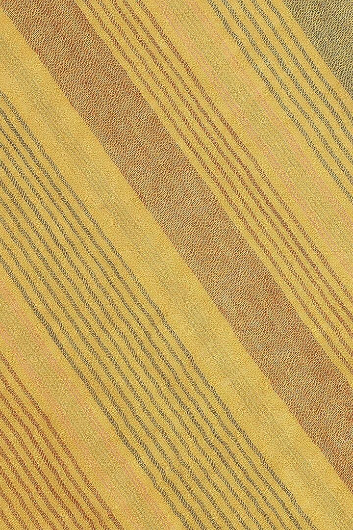 Mustard Wool & Lurex Shawl by Shingora at Pernia's Pop Up Shop