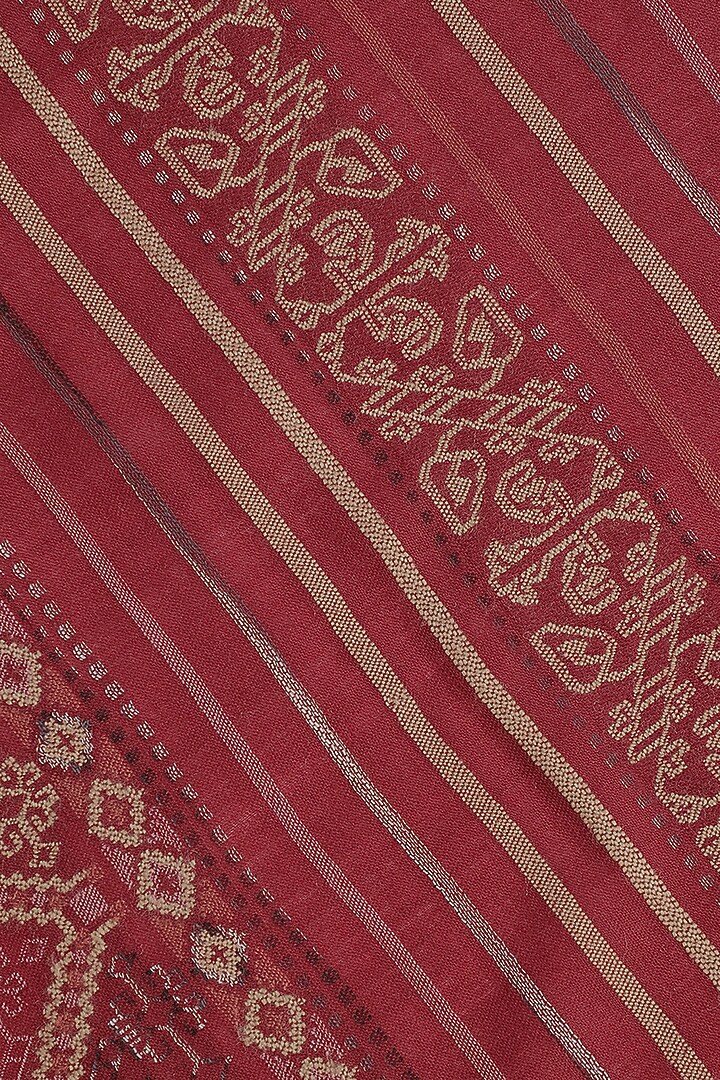 Dark Maroon Wool Shawl by Shingora at Pernia's Pop Up Shop