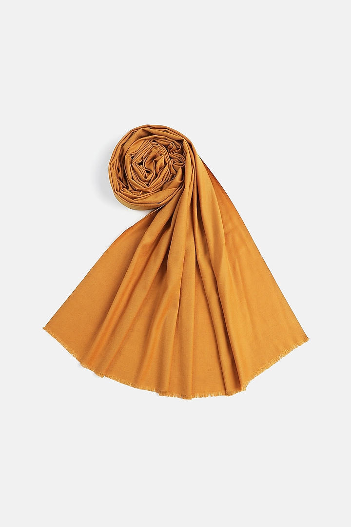 Mustard Wool Shawl by Shingora at Pernia's Pop Up Shop