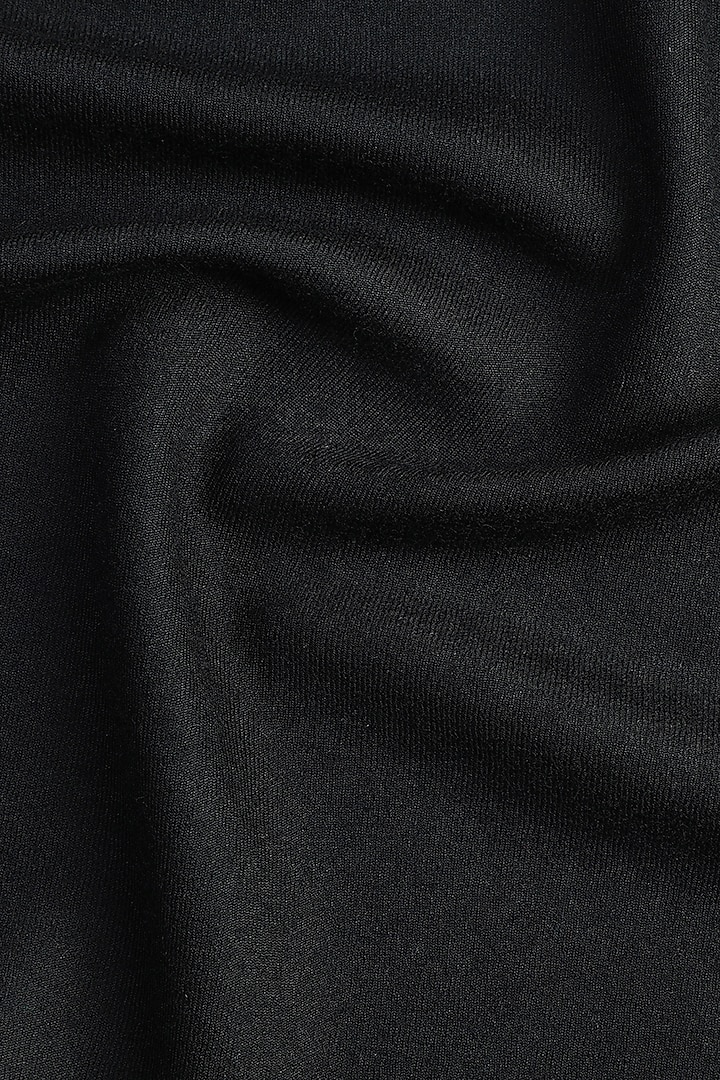 Black Wool Shawl by Shingora at Pernia's Pop Up Shop