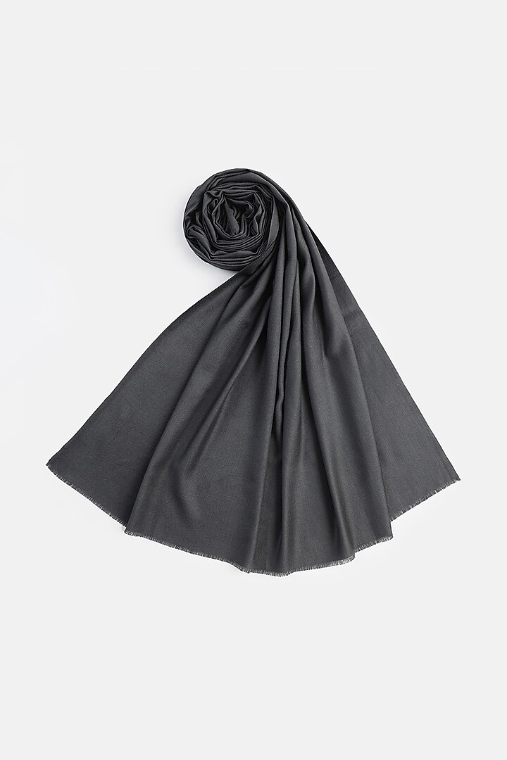 Grey Wool Shawl by Shingora at Pernia's Pop Up Shop