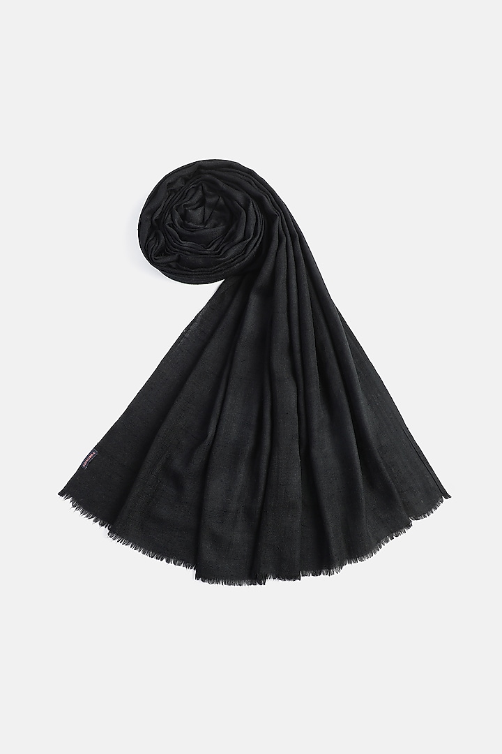 Black Merino & Angora Shawl by Shingora at Pernia's Pop Up Shop