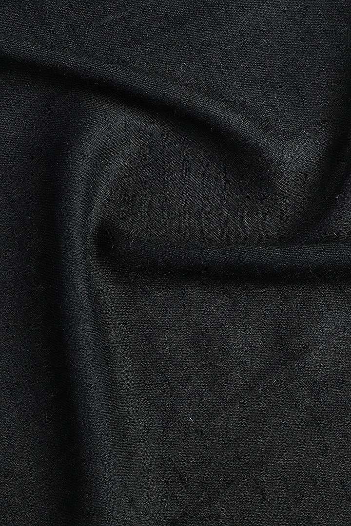 Black Merino & Angora Shawl by Shingora at Pernia's Pop Up Shop