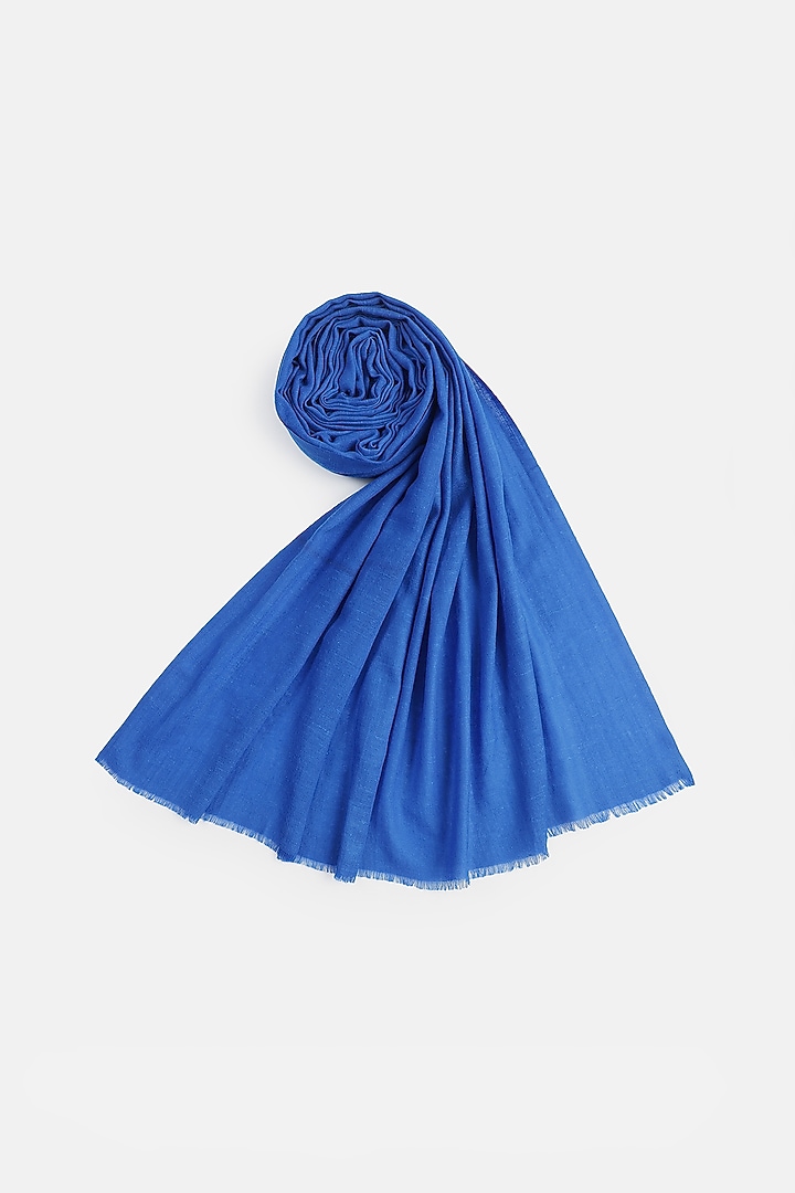 Blue Merino & Angora Shawl by Shingora at Pernia's Pop Up Shop