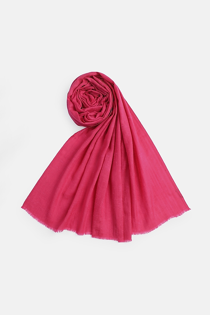 Fuschia Merino & Angora Shawl by Shingora at Pernia's Pop Up Shop