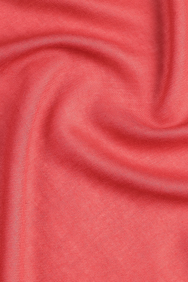 Peach Wool Shawl by Shingora at Pernia's Pop Up Shop