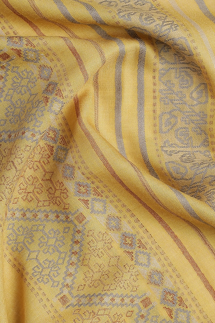 Mustard Wool Shawl by Shingora at Pernia's Pop Up Shop
