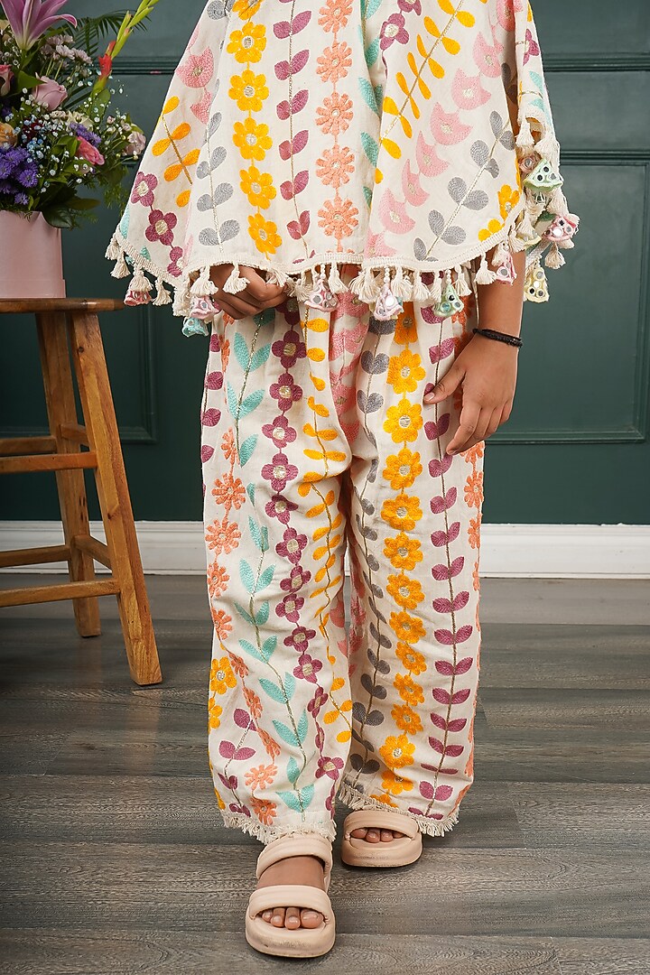 White Linen Cotton Co-Ord Set by SHRUTI JALAN at Pernia's Pop Up Shop