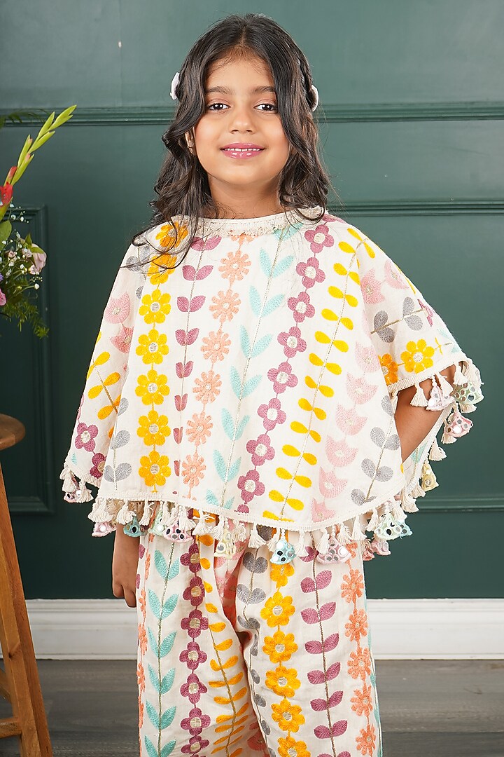 White Linen Cotton Co-Ord Set by SHRUTI JALAN at Pernia's Pop Up Shop