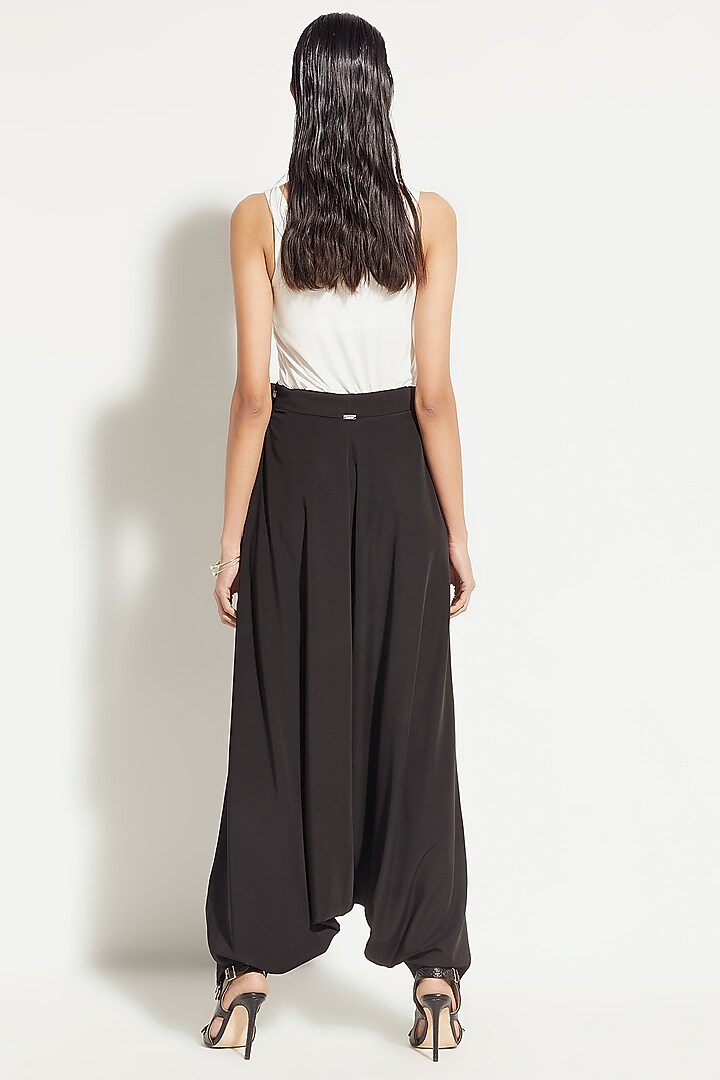 Black Harem Pants by 431-88 By Shweta Kapur at Pernia's Pop Up Shop
